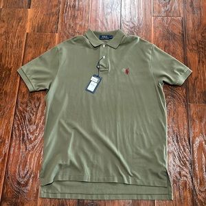 Olive polo shirt by Ralph Lauren brand new with tags